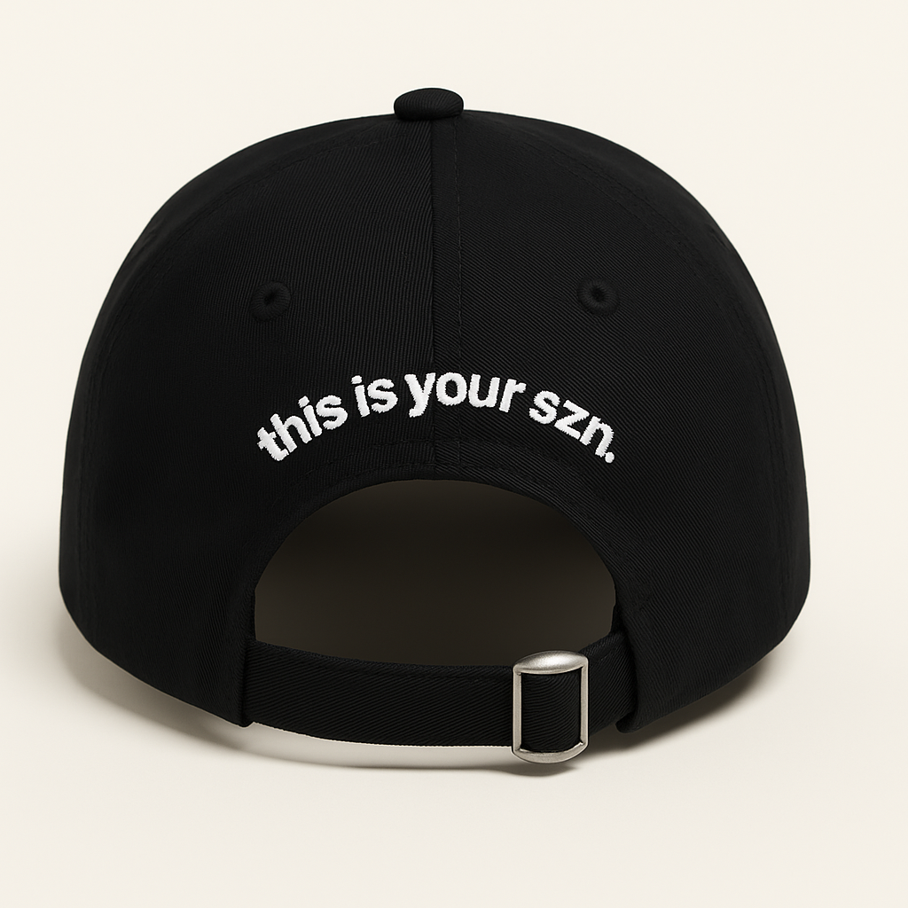 The AthleteSZN Original - Black Cap